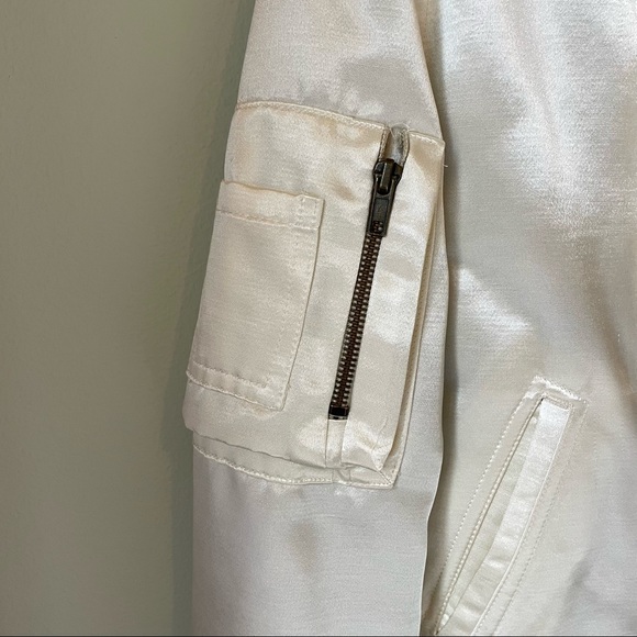 Embroidered bomber jacket, Twelfth Street by Cynthia Vincent | size small Petite - Picture 3 of 10